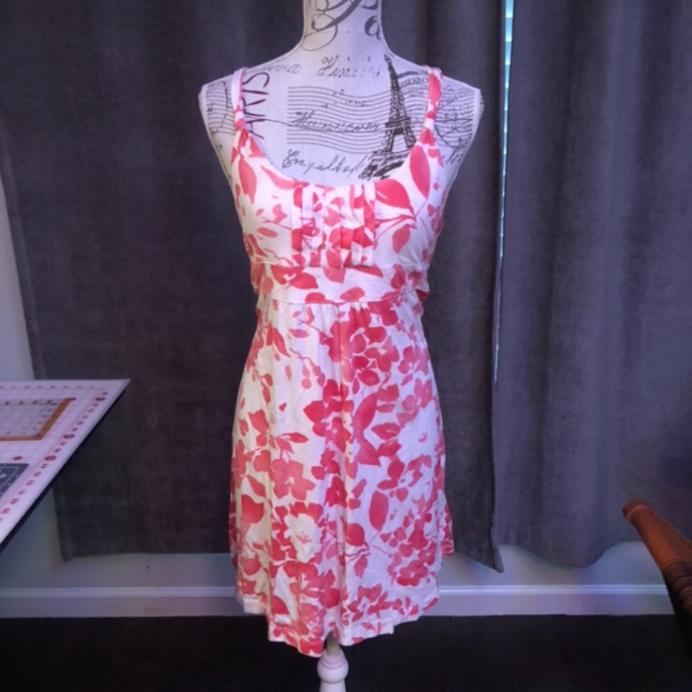Vintage American eagle floral cotton dress